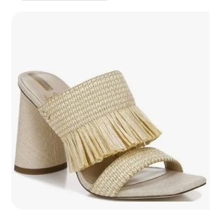 NWT SAM EDELMAN KAMRYN FRINGE HEEL $140